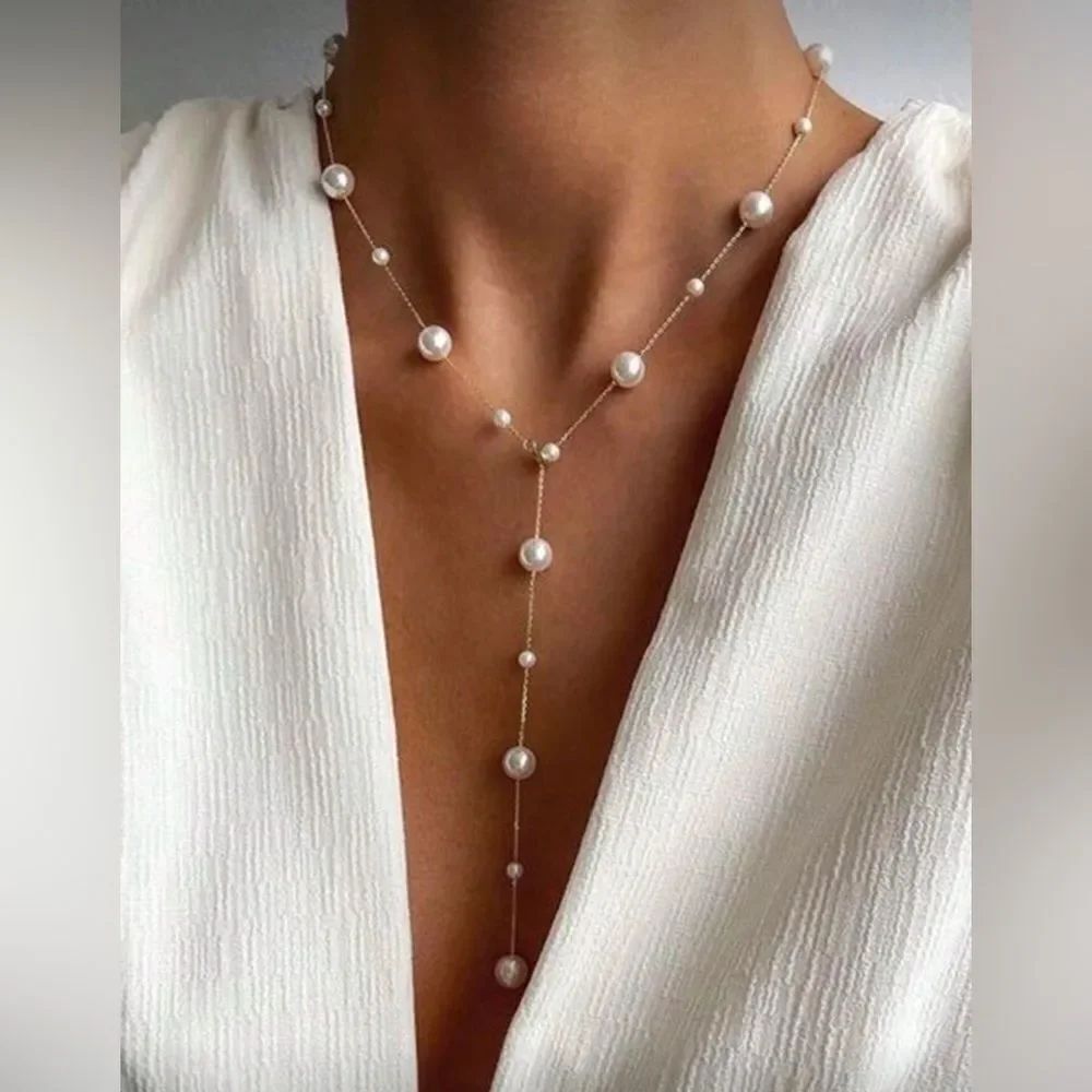 Pearl Drop Necklace N1722